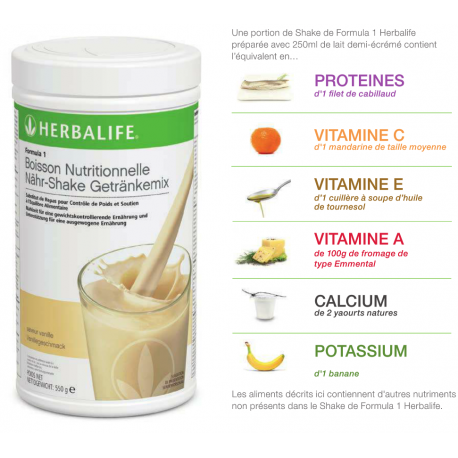 Boisson Prise de poids Formula 1 Herbalife - Boutique des ...