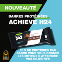 6 barres hyper protéinées Achieve H24 Herbalife – Saveurs Chocolat noir intense ou Cookie Dough 